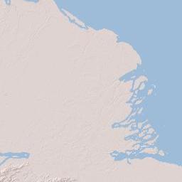 Delta Amacuro Terrain Map