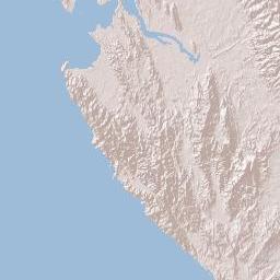 Darién Province Terrain Map