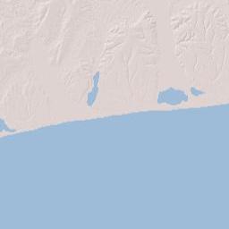 Atlantique Department Terrain Map