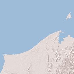 Brunei Terrain Map