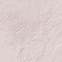 Sangha Department Terrain Map