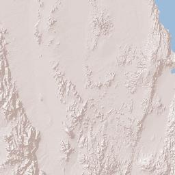 West Pokot Terrain Map