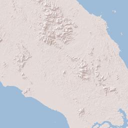 Johor Terrain Map