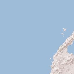 Maluku Utara Terrain Map