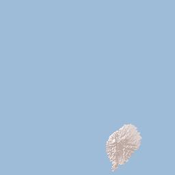 Sao Tome and Principe Terrain Map