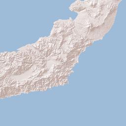 Sulawesi Utara Terrain Map
