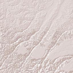 Plateaux Department Terrain Map