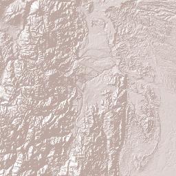 Équateur Terrain Map