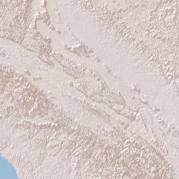 Niari Department Terrain Map