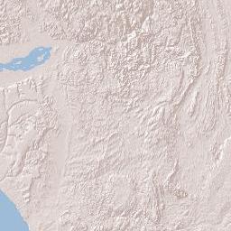 Zaire Province Terrain Map