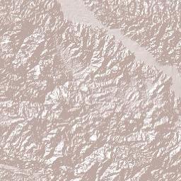 Eastern Highlands Province Terrain Map