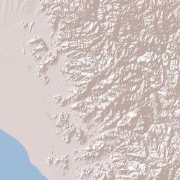 Lambayeque Terrain Map