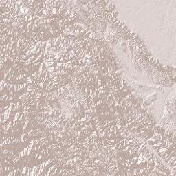 La Paz Department Terrain Map