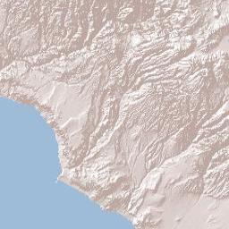 Moquegua Terrain Map