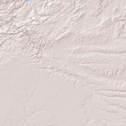 Matabeleland North Province Terrain Map