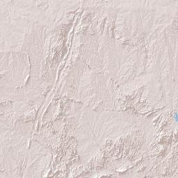 Zimbabwe Terrain Map