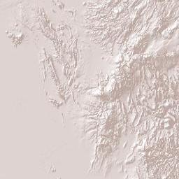 Potosí Department Terrain Map