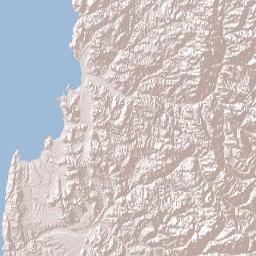 Coquimbo Terrain Map