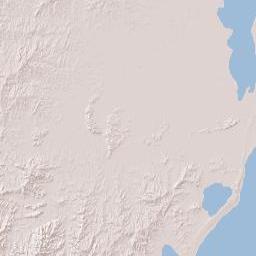 Rocha Department Terrain Map