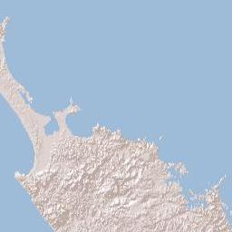 Northland Region Terrain Map