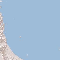 Bay of Plenty Region Terrain Map