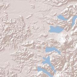 La Araucanía Terrain Map