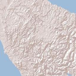 Tasmania Terrain Map