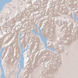 Canterbury Region Terrain Map