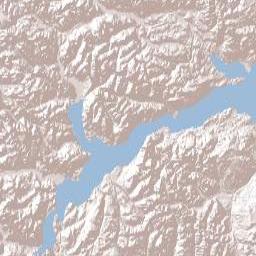 Aisén del General Carlos Ibañez del Campo Terrain Map