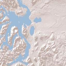 Magallanes y de la Antártica Chilena Terrain Map