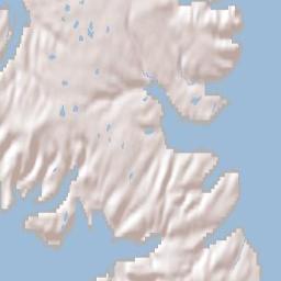 Westfjords Terrain Map