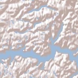 Sogn og Fjordane Terrain Map