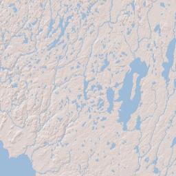 Halland County Terrain Map