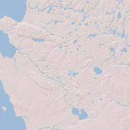 Skåne County Terrain Map
