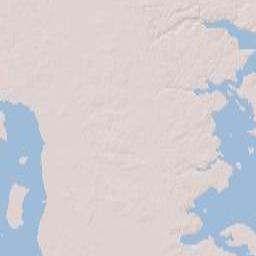 Region of Southern Denmark Terrain Map