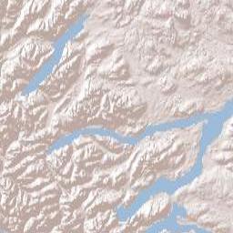 British Columbia Terrain Map