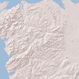 Powys Terrain Map