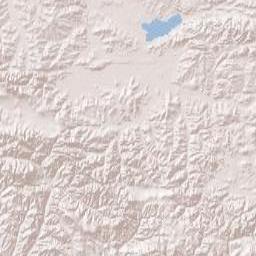 Tuva Republic Terrain Map