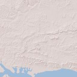 London Borough of Lambeth Terrain Map