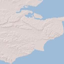 East Sussex Terrain Map