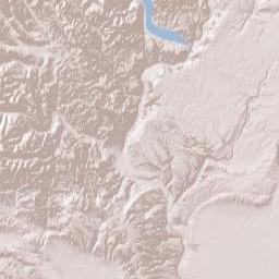 Washington Terrain Map
