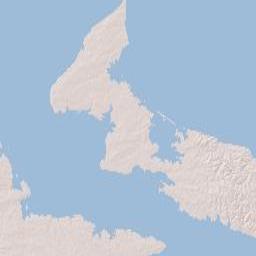 Prince Edward Island Terrain Map