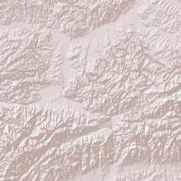 Hunedoara County Terrain Map