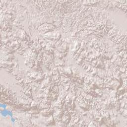 Una-Sana Canton Terrain Map