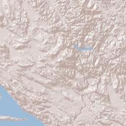 Bosnia and Herzegovina Terrain Map