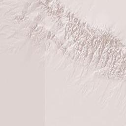 Turkestan Region Terrain Map