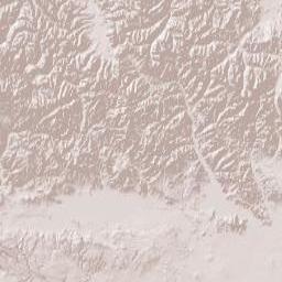 Idaho Terrain Map