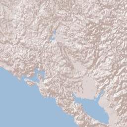 Shkodër County Terrain Map