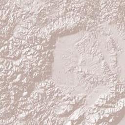 Tropojë District Terrain Map