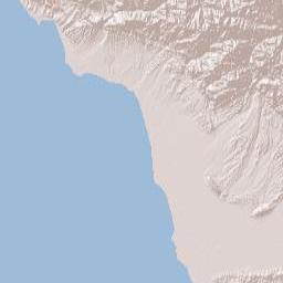 Autonomous Republic of Abkhazia Terrain Map